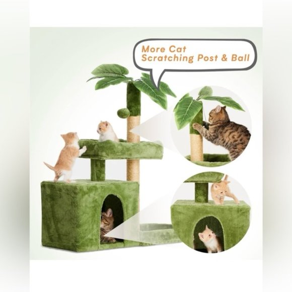 new  Pet Carrier & Cat Tree house bed.  firm price - Picture 2 of 12